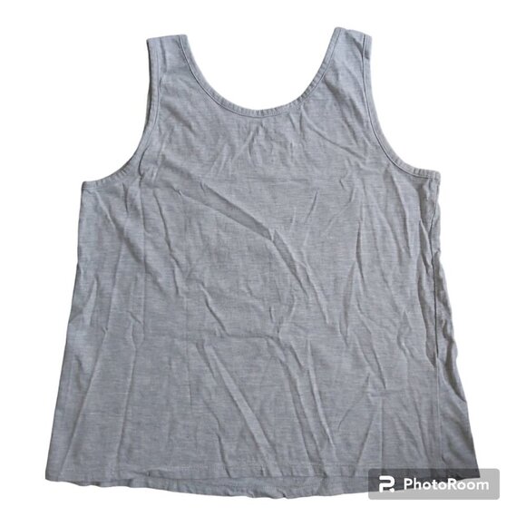 Carisma Girls Gray/White Under The Sea Seahorse Cotton Blend Tank Top - Size S - Picture 2 of 5